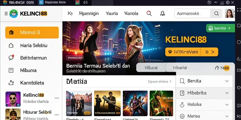 Tampilan antarmuka KELINCI88 yang menarik dan intuitif.