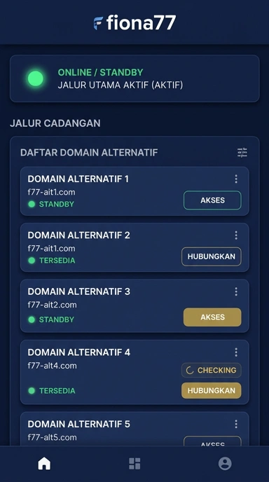 Tampilan link alternatif fiona77